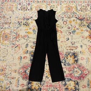 Annalee + Hope Black Sleeveless Jumpsuit